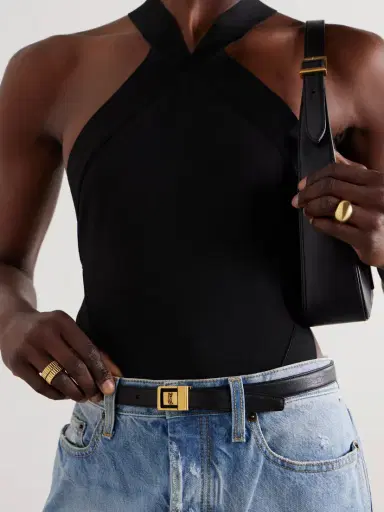 Saint Laurent Leather Waist Belt | Thumbnail 2 Saint Laurent Leather Waist Belt | Thumbnail 2
