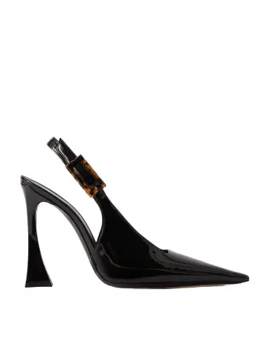 Saint Laurent Dune Patent-leather Slingback Pumps | Thumbnail 1