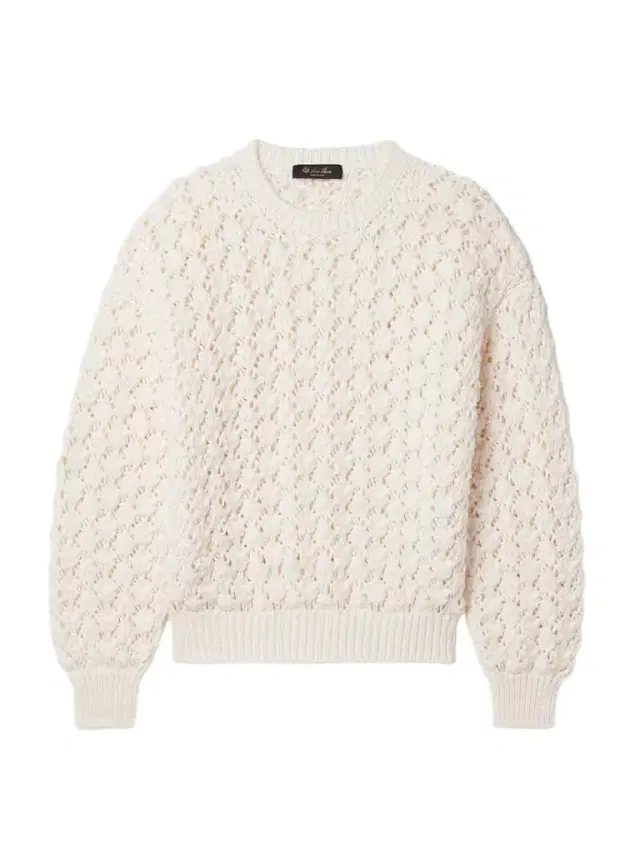 Loro Piana Nikko Open-knit Cotton And Silk-blend Sweater
