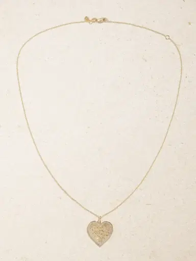 Sydney Evan Icon Wallpaper Heart 14-karat Gold Diamond Necklace | Thumbnail 4 Sydney Evan Icon Wallpaper Heart 14-karat Gold Diamond Necklace | Thumbnail 4