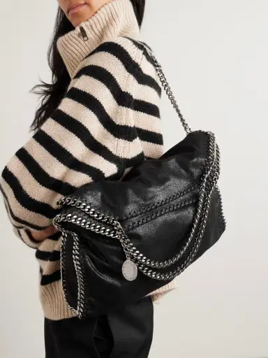 Stella McCartney The Falabella Medium Faux Brushed-leather Shoulder Bag | Thumbnail 6 Stella McCartney The Falabella Medium Faux Brushed-leather Shoulder Bag | Thumbnail 6