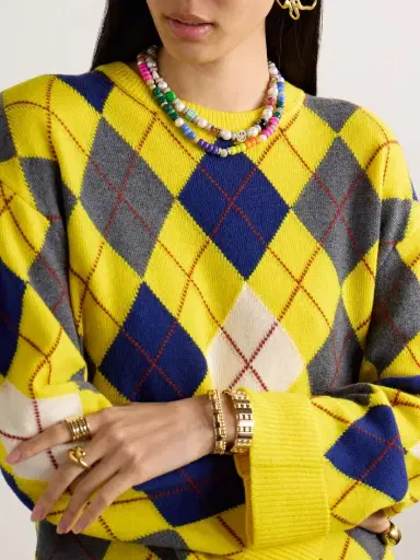 Martha Calvo Optimist Gold-plated, Pearl, Enamel And Crystal Necklace | Thumbnail 5