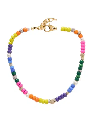 Martha Calvo Optimist Gold-plated, Pearl, Enamel And Crystal Necklace | Thumbnail 1