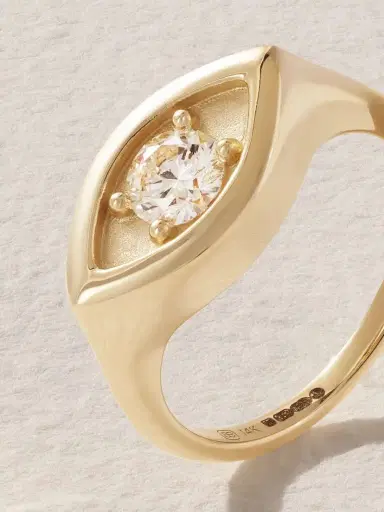 Sydney Evan 14-karat Gold Diamond Ring | Thumbnail 4 Sydney Evan 14-karat Gold Diamond Ring | Thumbnail 4
