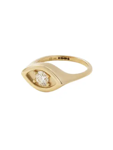 Sydney Evan 14-karat Gold Diamond Ring | Thumbnail 1 Sydney Evan 14-karat Gold Diamond Ring | Thumbnail 1