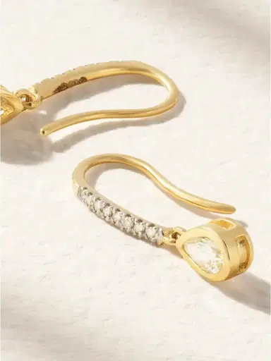 Mateo 14-karat Gold Diamond Earrings | Thumbnail 3
