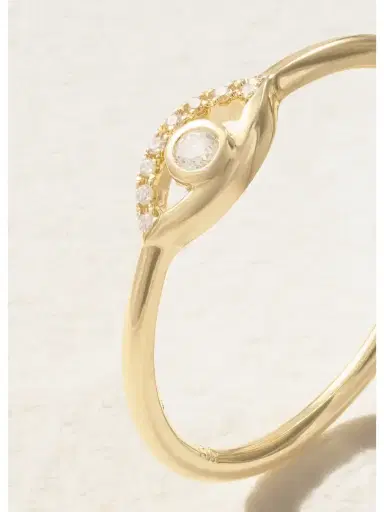 Melissa Joy Manning 14-karat Gold Diamond Ring | Thumbnail 4 Melissa Joy Manning 14-karat Gold Diamond Ring | Thumbnail 4