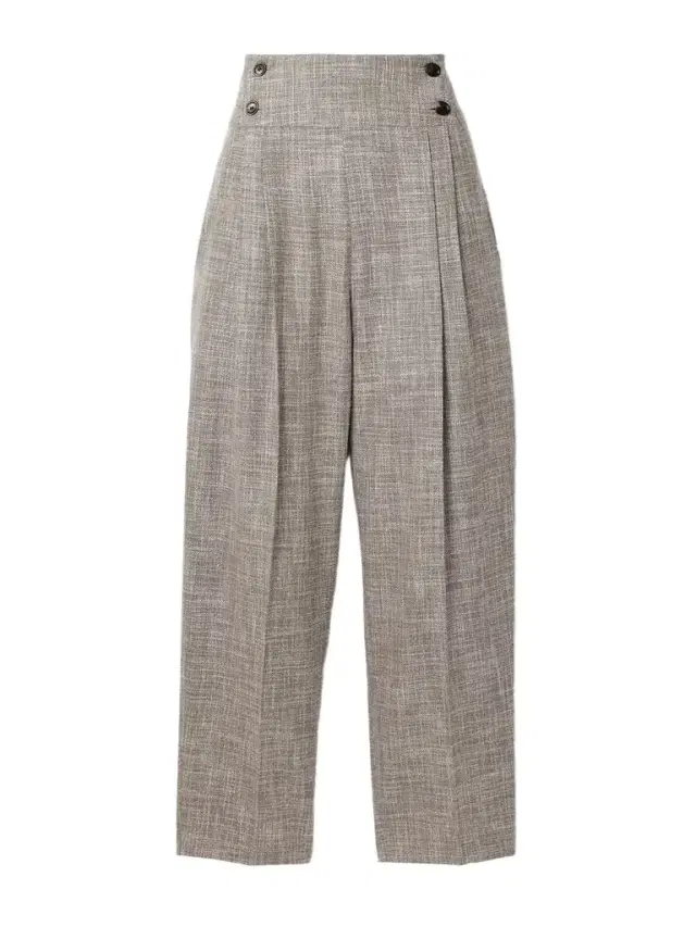 Loro Piana Pleated Wool-blend Tapered Pants