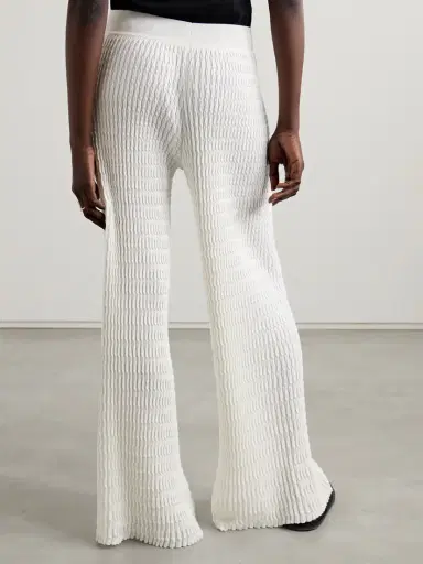 Loro Piana Ribbed Cotton Wide-leg Pants | Thumbnail 4 Loro Piana Ribbed Cotton Wide-leg Pants | Thumbnail 4