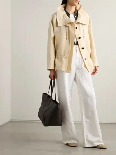 Loro Piana Oversized Linen Jacket | Thumbnail 2
