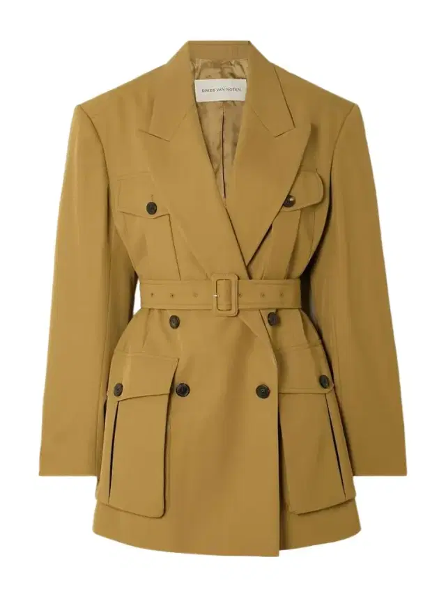 Belted Twill Jacket