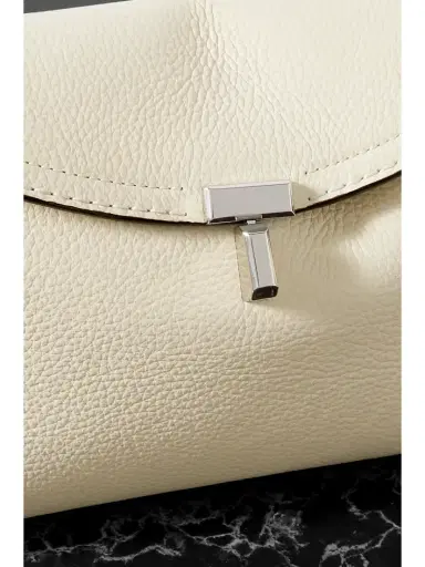 TOTEME T-lock Textured-leather Clutch | Thumbnail 4 TOTEME T-lock Textured-leather Clutch | Thumbnail 4