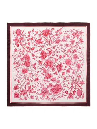Gucci Printed Silk-twill Scarf | Thumbnail 1