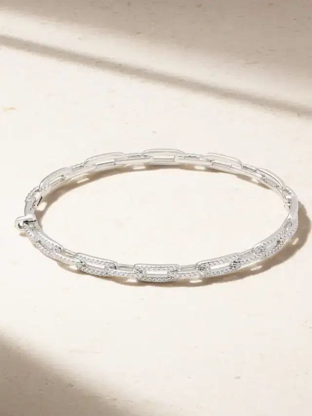 Stax 18-karat White Gold Diamond Bracelet