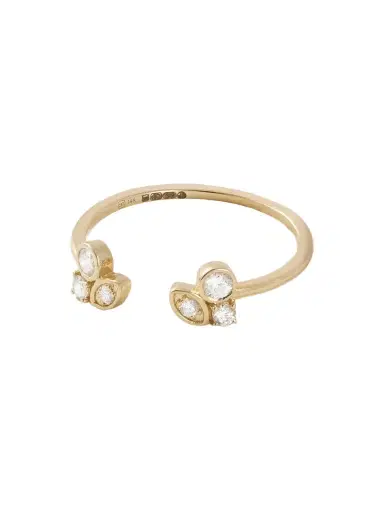 Sydney Evan 14-karat Gold Diamond Ring | Thumbnail 1 Sydney Evan 14-karat Gold Diamond Ring | Thumbnail 1