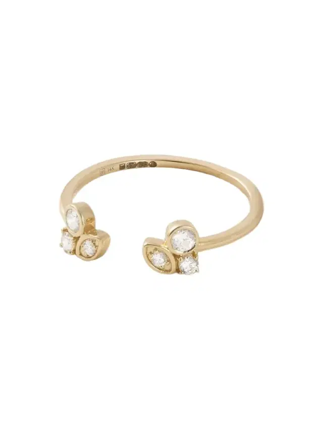 Sydney Evan 14-karat Gold Diamond Ring