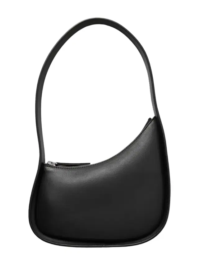 Half Moon Leather Shoulder Bag