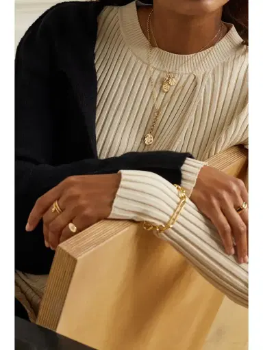 Foundrae + Net Sustain Resilience 18-karat Recycled Gold Diamond Necklace | Thumbnail 5 Foundrae + Net Sustain Resilience 18-karat Recycled Gold Diamond Necklace | Thumbnail 5