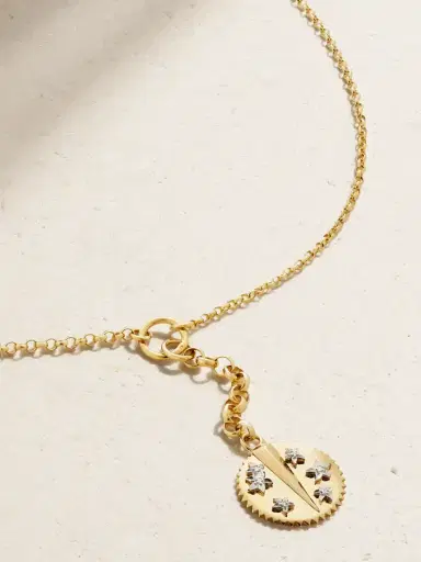 Foundrae + Net Sustain Resilience 18-karat Recycled Gold Diamond Necklace | Thumbnail 1 Foundrae + Net Sustain Resilience 18-karat Recycled Gold Diamond Necklace | Thumbnail 1