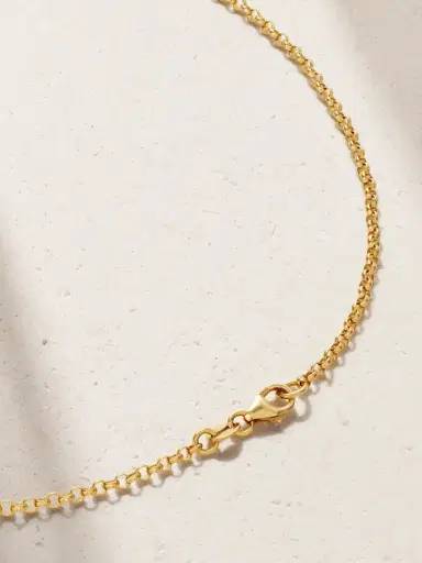 Foundrae Small Open Belcher 18-karat Gold Necklace | Thumbnail 3