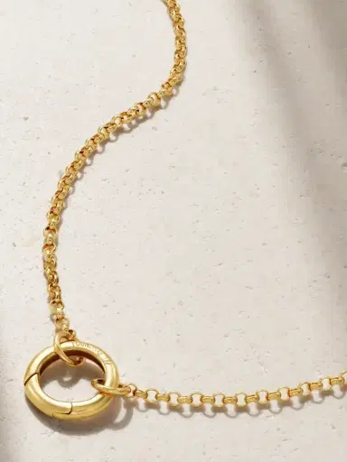 Foundrae Small Open Belcher 18-karat Gold Necklace | Thumbnail 1
