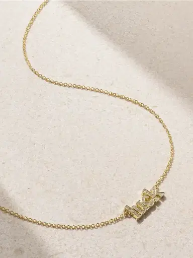 Jennifer Meyer Luck 18-karat Gold Diamond Necklace | Thumbnail 1 Jennifer Meyer Luck 18-karat Gold Diamond Necklace | Thumbnail 1
