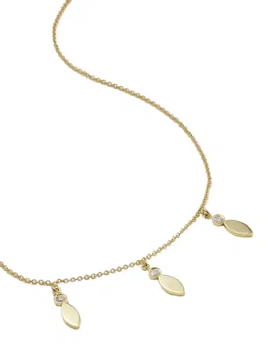 Jennifer Meyer 18-karat Gold Diamond Necklace | Thumbnail 1 Jennifer Meyer 18-karat Gold Diamond Necklace | Thumbnail 1