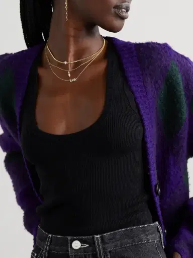 Jennifer Meyer 18-karat Gold Diamond Necklace | Thumbnail 5 Jennifer Meyer 18-karat Gold Diamond Necklace | Thumbnail 5