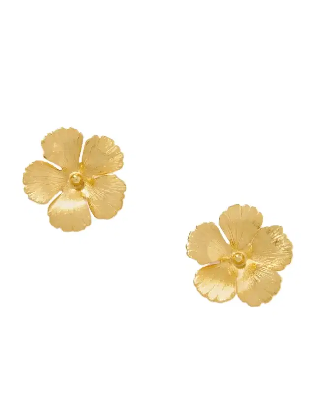 Jennifer Behr Rowena Gold-tone Earrings