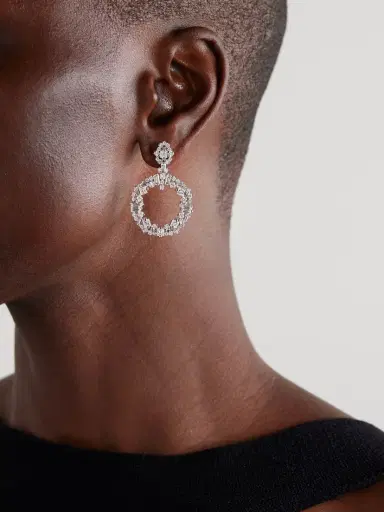 Suzanne Kalan La Fantaisie 18-karat White Gold Diamond Earrings | Thumbnail 2 Suzanne Kalan La Fantaisie 18-karat White Gold Diamond Earrings | Thumbnail 2