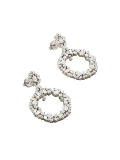 Suzanne Kalan La Fantaisie 18-karat White Gold Diamond Earrings | Thumbnail 1 Suzanne Kalan La Fantaisie 18-karat White Gold Diamond Earrings | Thumbnail 1
