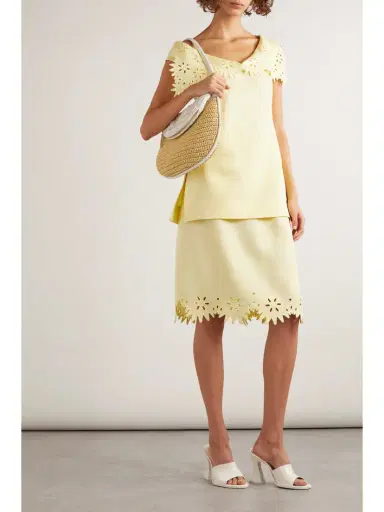 Bottega Veneta Broderie Anglaise Skirt | Thumbnail 2