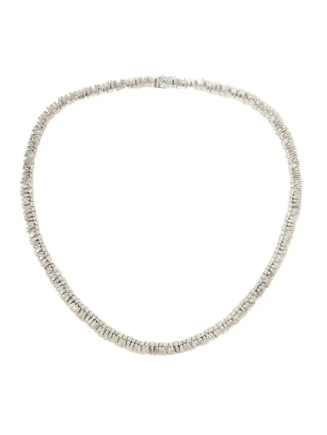 18-karat White Gold Diamond Tennis Necklace