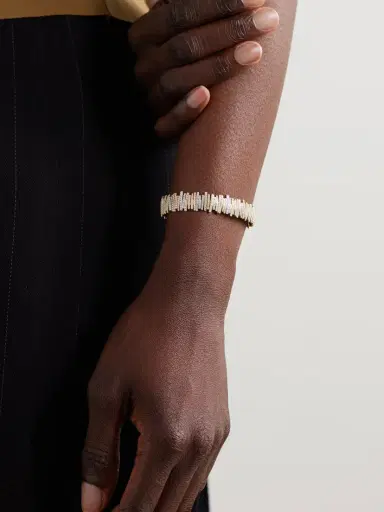 Suzanne Kalan 18-karat White, Rose And Yellow Gold Diamond Bangle | Thumbnail 2 Suzanne Kalan 18-karat White, Rose And Yellow Gold Diamond Bangle | Thumbnail 2