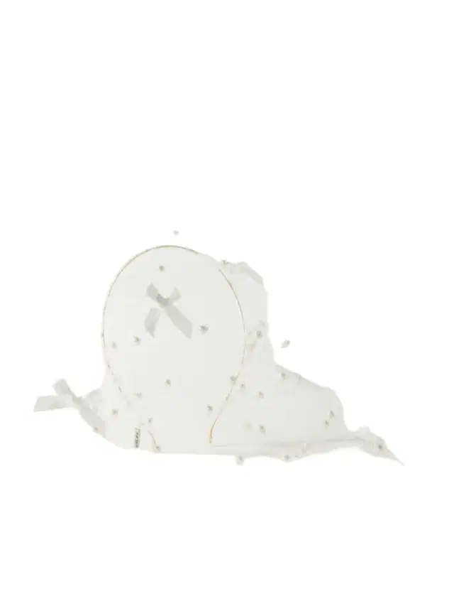 Teresa Embellished Satin And Fishnet Veil