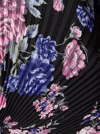 Balenciaga Cape-effect Floral-print Plissé-crepe Gown | Thumbnail 5 Balenciaga Cape-effect Floral-print Plissé-crepe Gown | Thumbnail 5