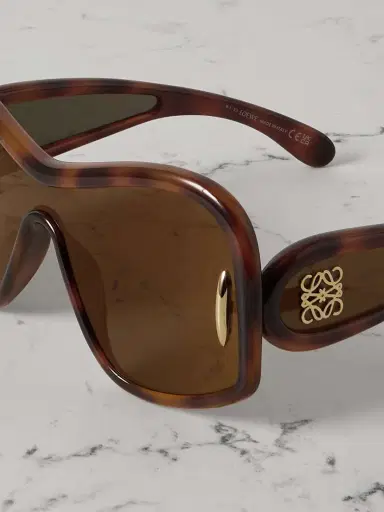 Loewe Anagram Oversized D-frame Tortoiseshell Acetate Sunglasses | Thumbnail 3 Loewe Anagram Oversized D-frame Tortoiseshell Acetate Sunglasses | Thumbnail 3