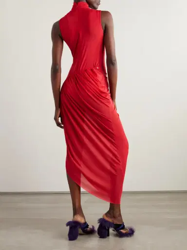 Christopher Esber Cutout Draped Stretch-jersey Maxi Dress | Thumbnail 3 Christopher Esber Cutout Draped Stretch-jersey Maxi Dress | Thumbnail 3