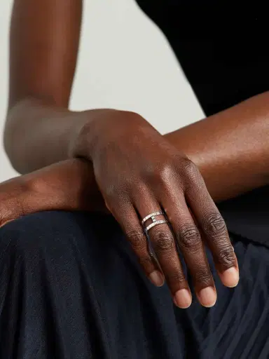 Chopard Ice Cube 18-karat White Gold Diamond Rings | Thumbnail 2 Chopard Ice Cube 18-karat White Gold Diamond Rings | Thumbnail 2