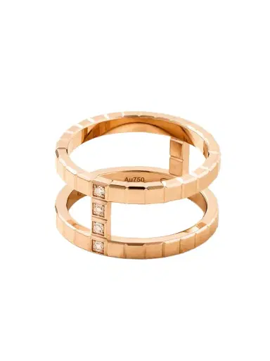 Chopard Ice Cube 18-karat Gold Diamond Ring | Thumbnail 1 Chopard Ice Cube 18-karat Gold Diamond Ring | Thumbnail 1
