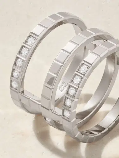 Chopard Ice Cube 18-karat White Gold Diamond Ring | Thumbnail 4 Chopard Ice Cube 18-karat White Gold Diamond Ring | Thumbnail 4