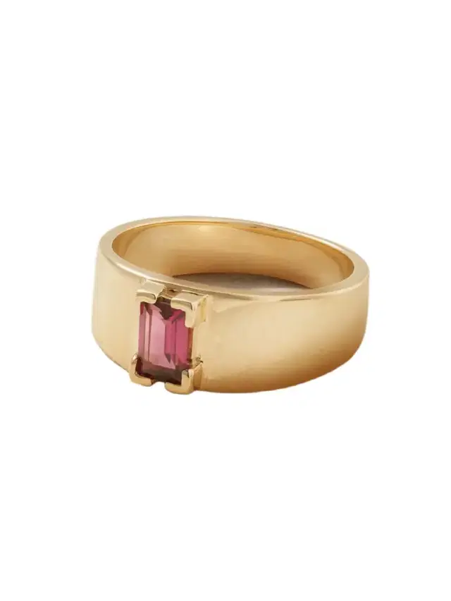 14-karat Recycled Gold Rhodolite Ring