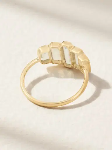 Melissa Joy Manning Cityscape 14-karat Recycled Gold Aquamarine Ring | Thumbnail 3 Melissa Joy Manning Cityscape 14-karat Recycled Gold Aquamarine Ring | Thumbnail 3