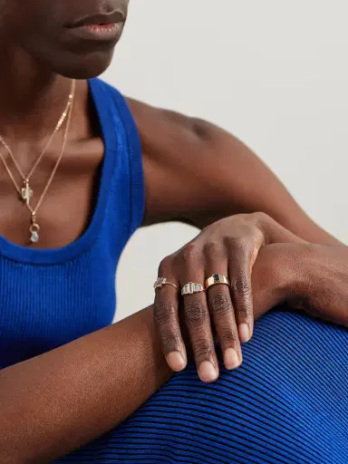 Melissa Joy Manning Cityscape 14-karat Recycled Gold Aquamarine Ring | Thumbnail 5 Melissa Joy Manning Cityscape 14-karat Recycled Gold Aquamarine Ring | Thumbnail 5
