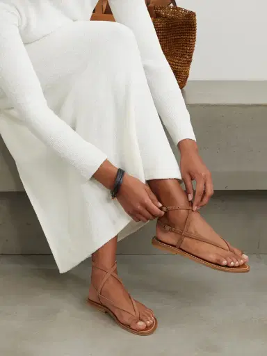 K Jacques St Tropez Abako Leather Sandals | Thumbnail 2