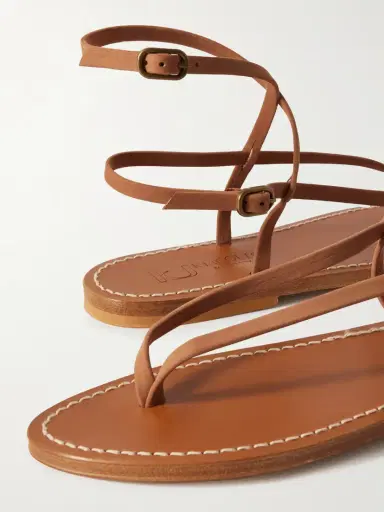 K Jacques St Tropez Abako Leather Sandals | Thumbnail 4