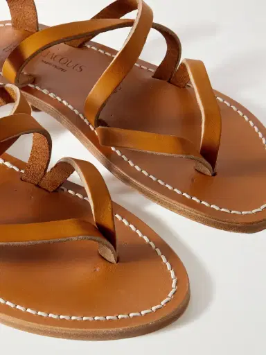 K Jacques St Tropez Epicure Leather Sandals | Thumbnail 4