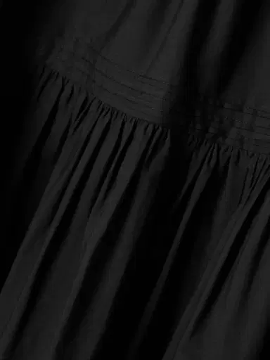 DÔEN Sebastiane Crochet-trimmed Organic Cotton-poplin Midi Skirt | Thumbnail 4