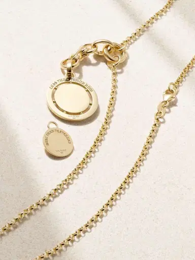 Foundrae Ever Growing Vivacity Enamel, 18-karat Yellow And White Gold Necklace | Thumbnail 3 Foundrae Ever Growing Vivacity Enamel, 18-karat Yellow And White Gold Necklace | Thumbnail 3