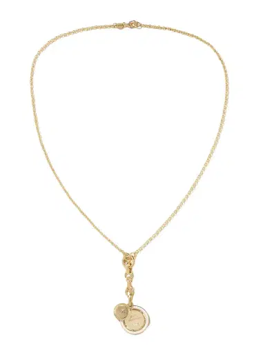 Foundrae Ever Growing Vivacity Enamel, 18-karat Yellow And White Gold Necklace | Thumbnail 1 Foundrae Ever Growing Vivacity Enamel, 18-karat Yellow And White Gold Necklace | Thumbnail 1